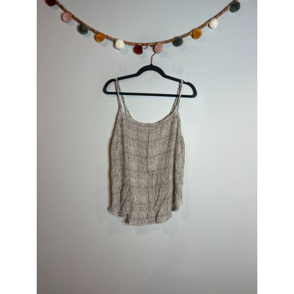 Free People patterned open side tank top